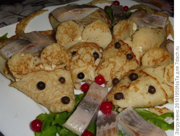 закуска с сельдью