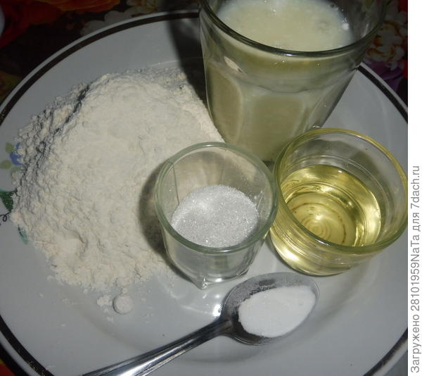 Ингредиенты для теста