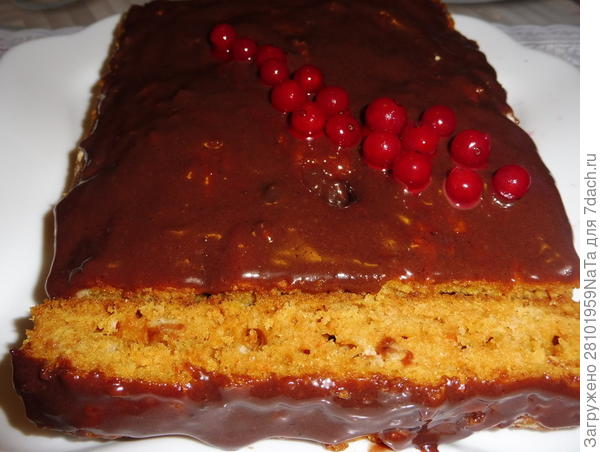 Бразильский морковный пирог с шоколадом (Brazilian Carrot Cake - Bolo de Cenoura)