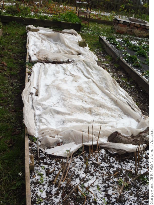 укрытие укрывным материалом