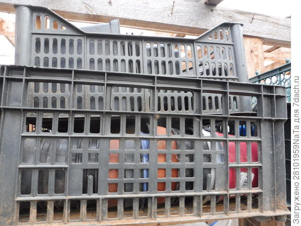 убираем а ранение тару для растений