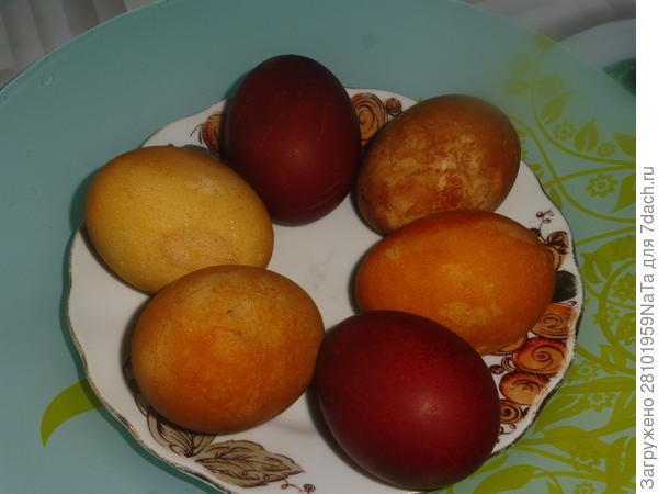 с луковой шелухой