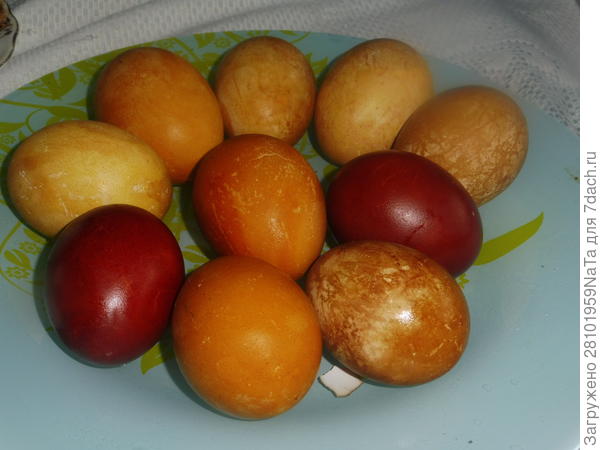 с луковой шелухой