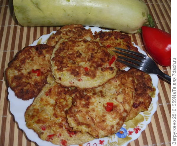 Оладьи с кабачками
