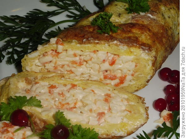 блин омлетный с начинкой