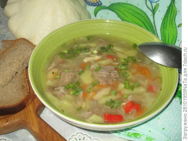суп с бараниной и овощами