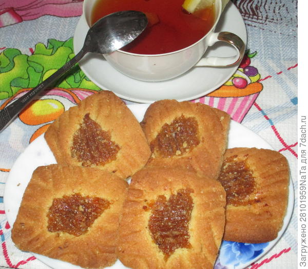 печенье с джемом