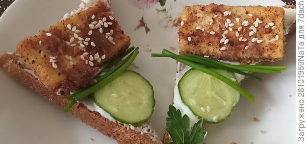 бутерброды с сыром тофу