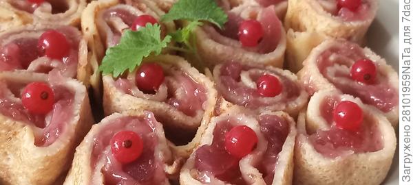 блины с конфитюром