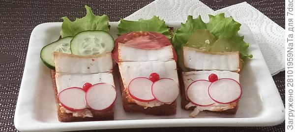 закуска с салом