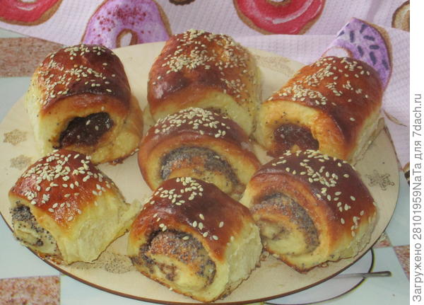 сладкие рулетики