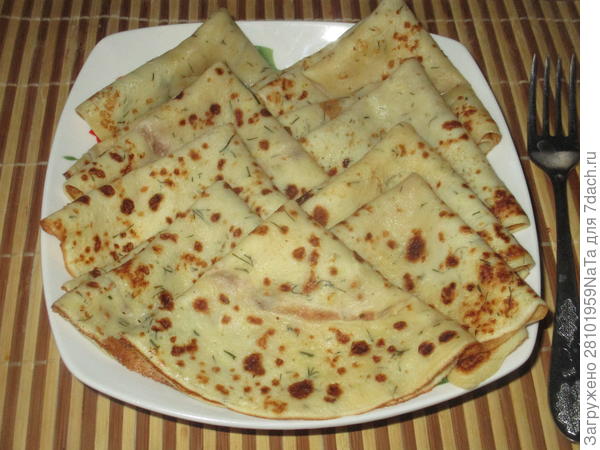 блины с кабачком