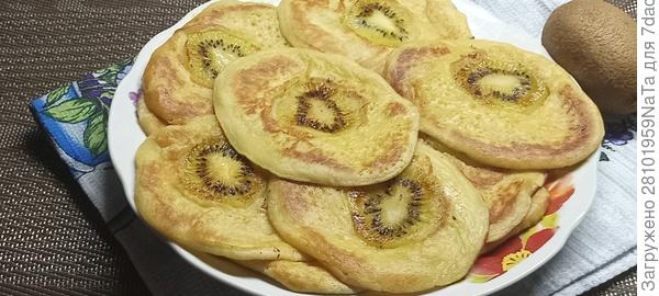 оладьи с киви