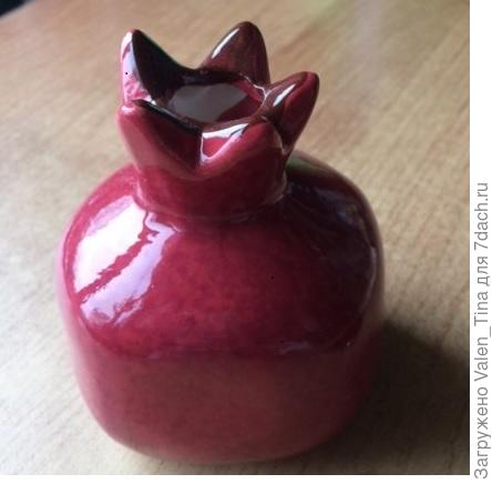 Ваза гранат из доломита, 77 рублей