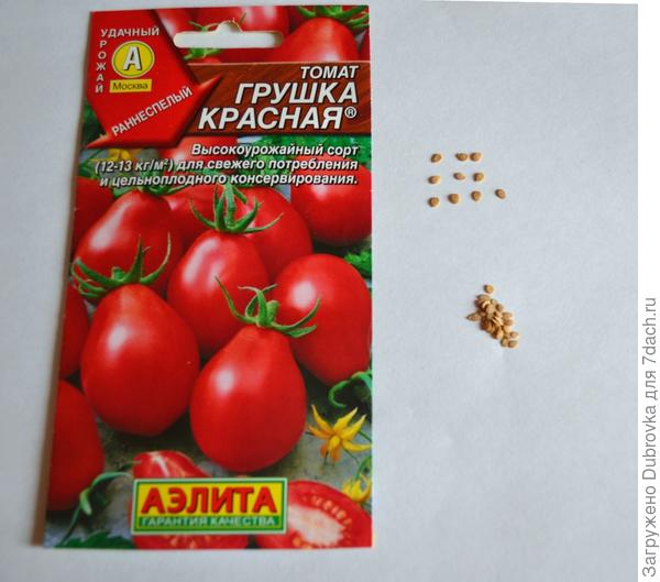 10 семян отобраны для посева