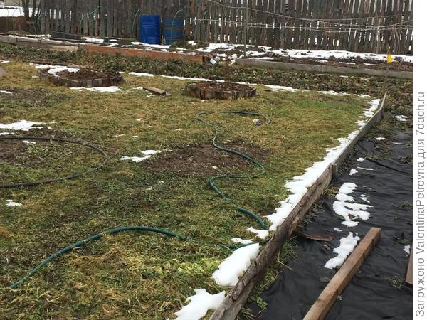 Снег клочками, а в городе почти нету