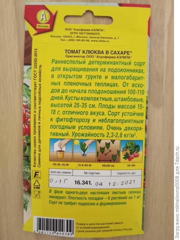 Описание сорта