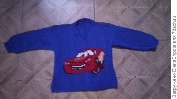 свитерок младшему внуку