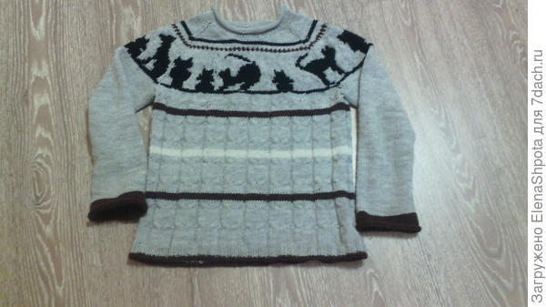 свитерок старшему внуку