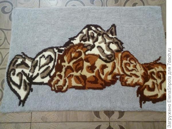 коврик мужу в машину на заднее седение