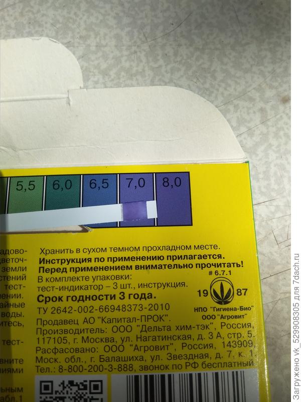 окончание теста и получение результата