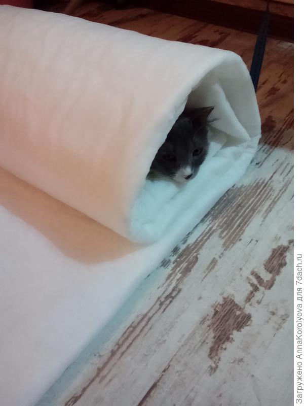 Проверяет хороший ли утеплитель мама купила