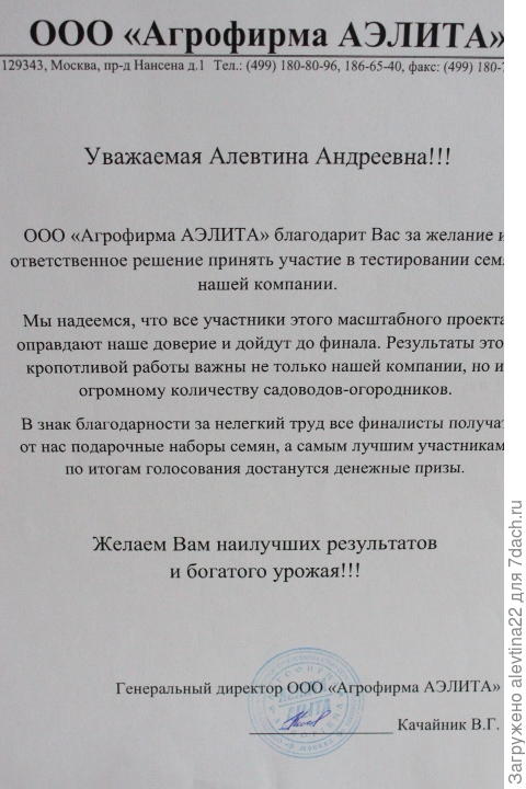 письмо