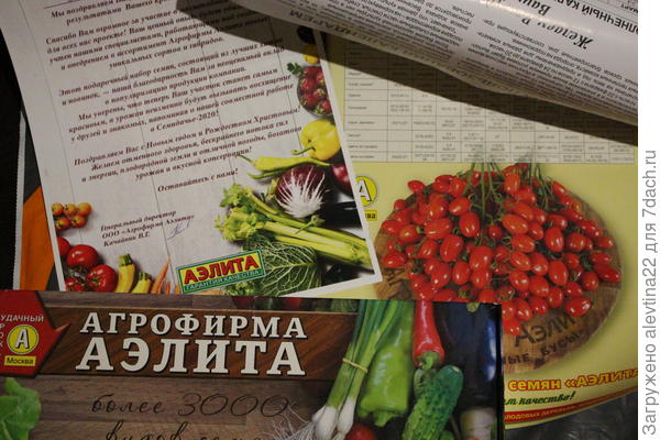 Посылка от Аэлиты в награду за тестирование