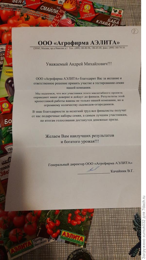 Письмо