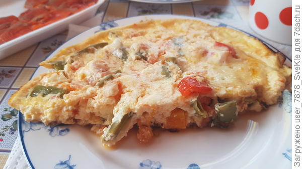 Омлет выходного дня (со своими овощами)