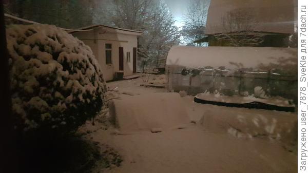 Вот сколько нам снежку-то подбросило)