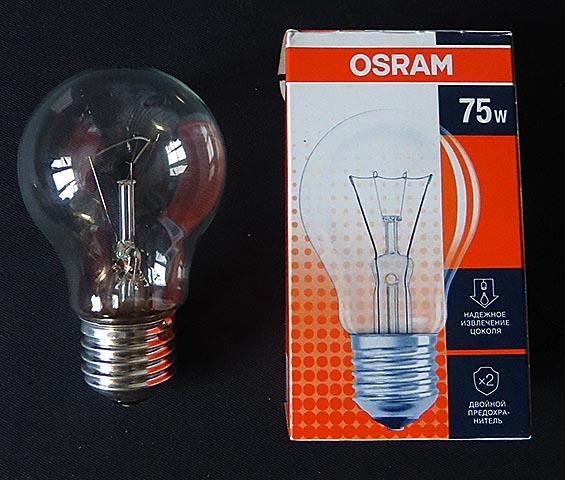 OSRAM НАК, Е27,75Вт, 935 лм, 1000 ч— 29 руб.
