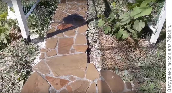 дорожка из натурального камня