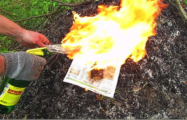 Перед поливом не смог отказать себе в удовольствие - пыхнуть на камеру. Фото автора