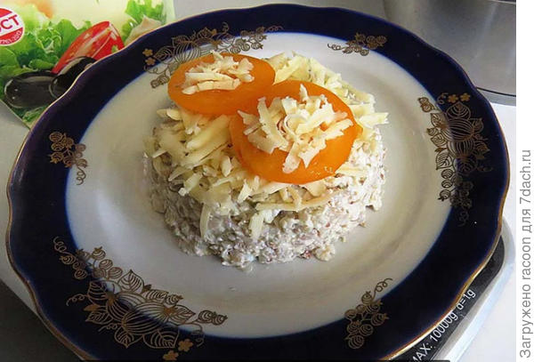 салат из гречки