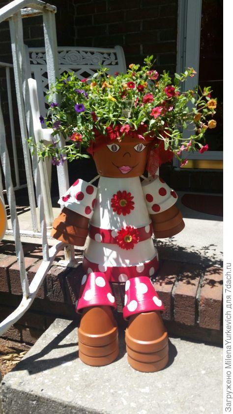 Кашпо из подручных материалов