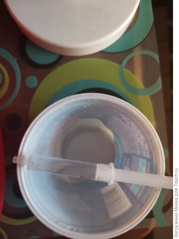 Достала прошлогоднюю "лейку" для таблеток. Буду размачивать гранулы