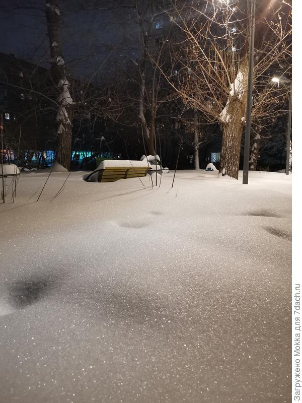 Погода нам щедро посыпала брилиантов.