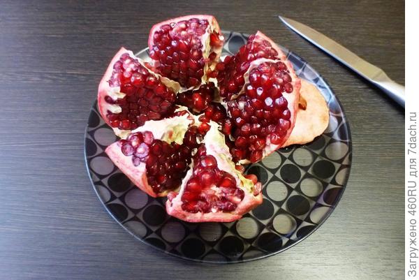 Как почистить гранат