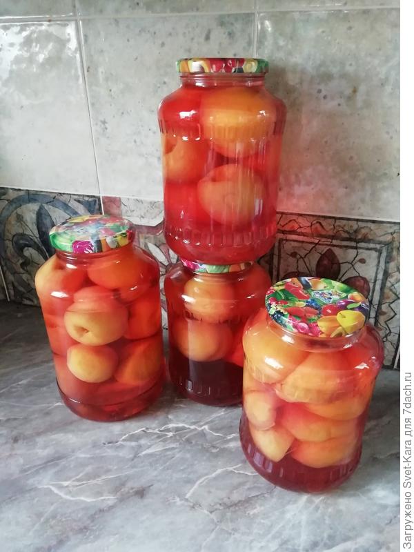 Персики в сиропе