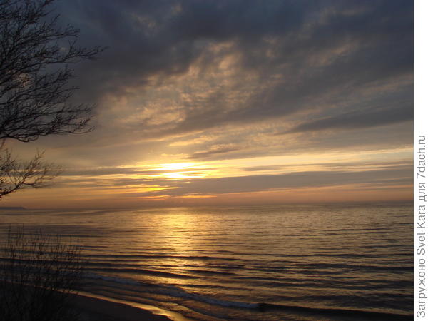 Закат на Балтийском море