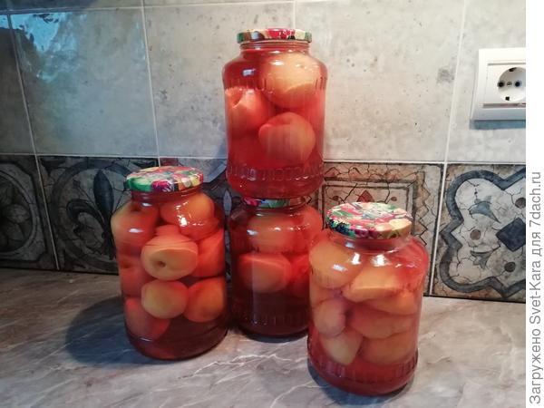 Персики в сиропе