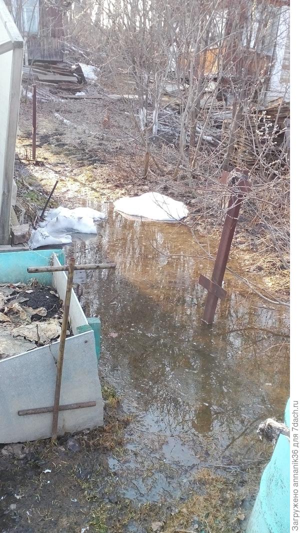 Весной здесь много воды