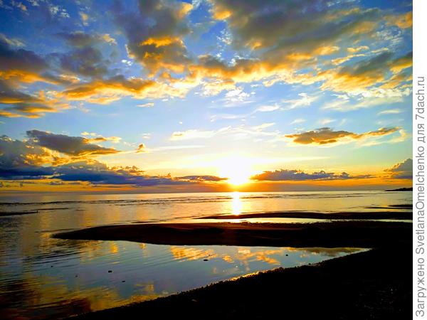 Закат, Псковская область, Чудское озеро
