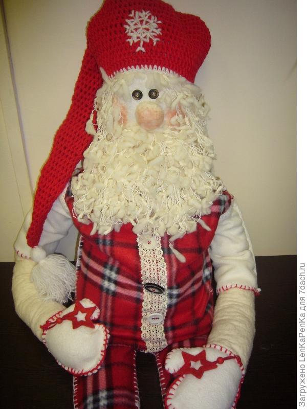 Снеговик, ростом 130 см, дети любят с ним играть