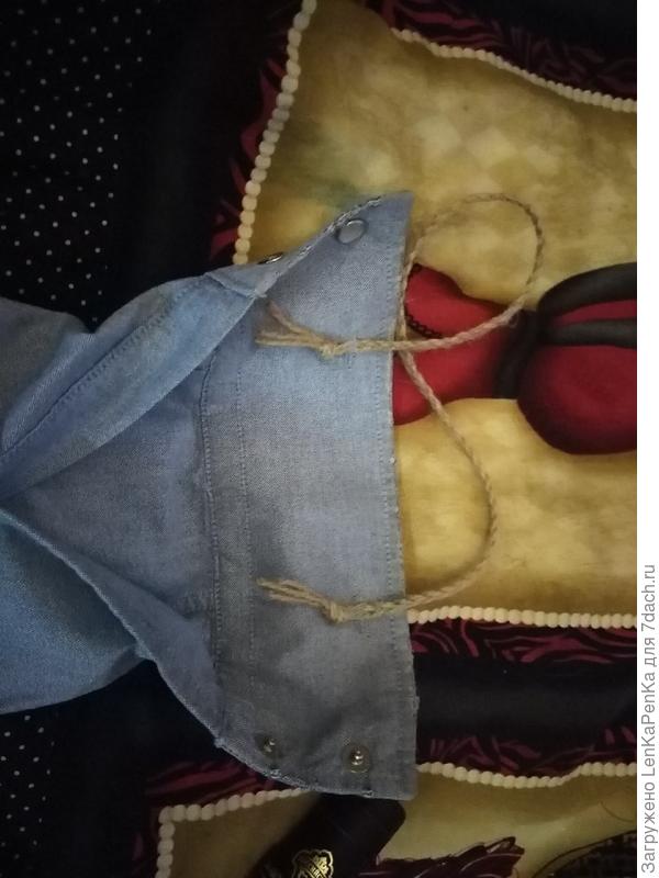 Пришиваем ручку