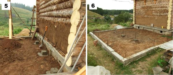 Фото 5, 6. Снял дёрн и выровнял грунт