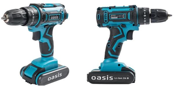 Шуруповерт с щеточным двигателем Oasis ASU-24S. Фото lemanapro.ru