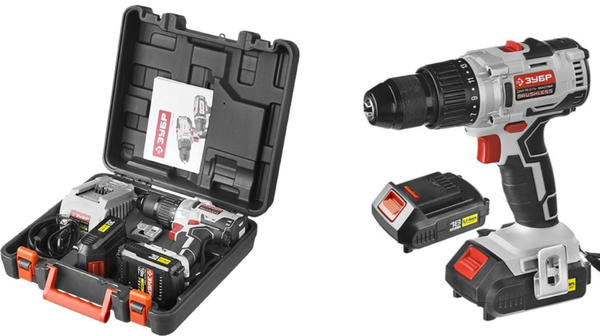 Дрель-шуруповерт "ЗУБР" ДАИ-18-2-Ли КНМ4. Фото zubr-tool.ru