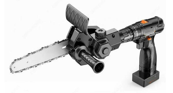 Преобразователь шуруповерт – цепная пила. Фото serpimolot.ru